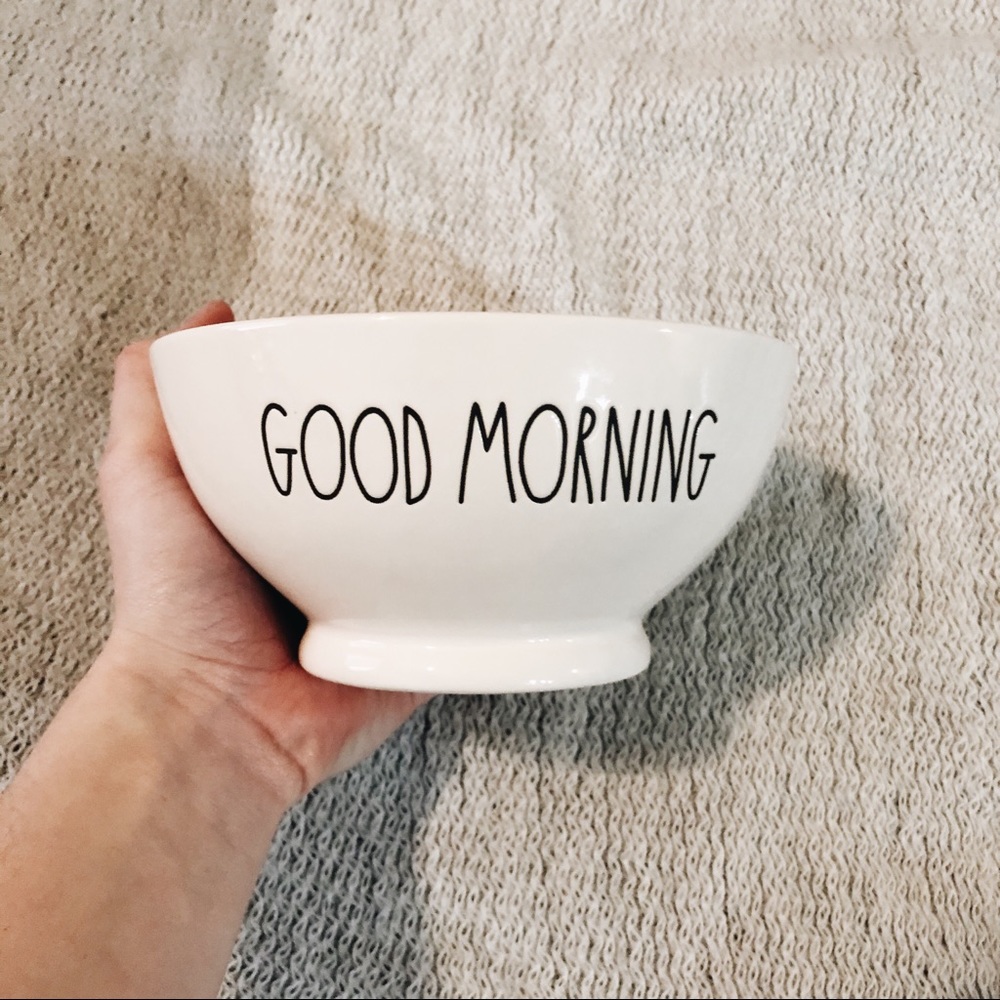 Rae Dunn Good Morning Bowl